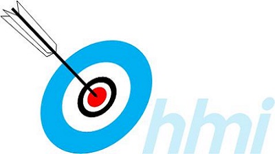 「Ｏｈｍｉ」のロゴと的矢のイラスト